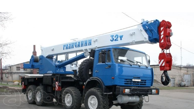 Услуги Автокрана 32т. Стрела-40м Сургут